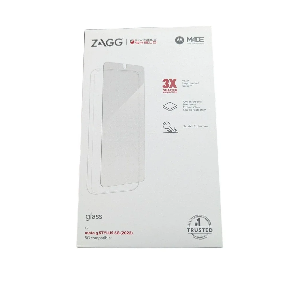 Z5N Zagg Invisible Shield Glass Screen Protector for‎ Moto G Stylus 5G (2022)